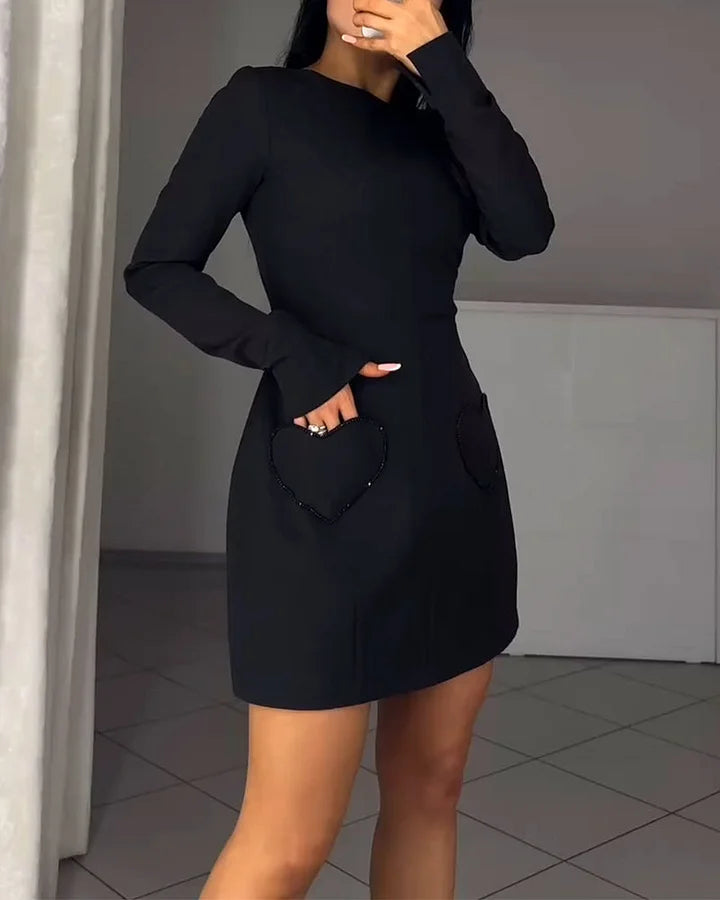 Charlotte – Chic Long Sleeve Mini Dress