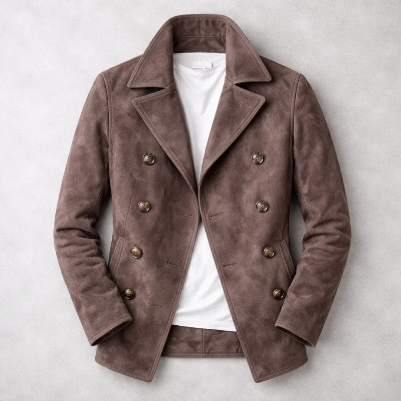 Piers – Luxe Suede Peacoat