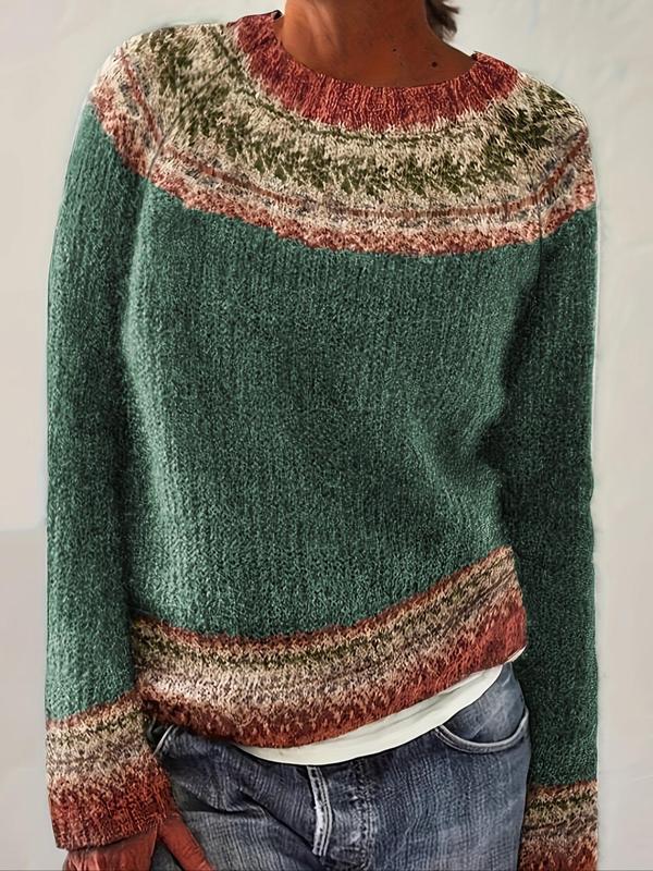 Lacey – Stylish Ethnic Knit Sweater