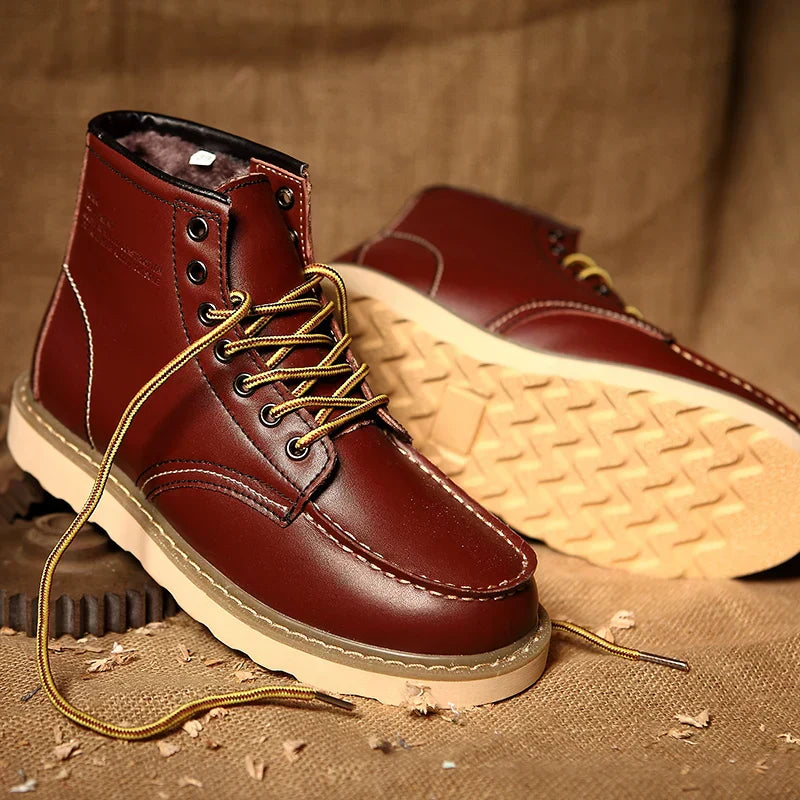 Dustin | Luxury Leather Winter Boots