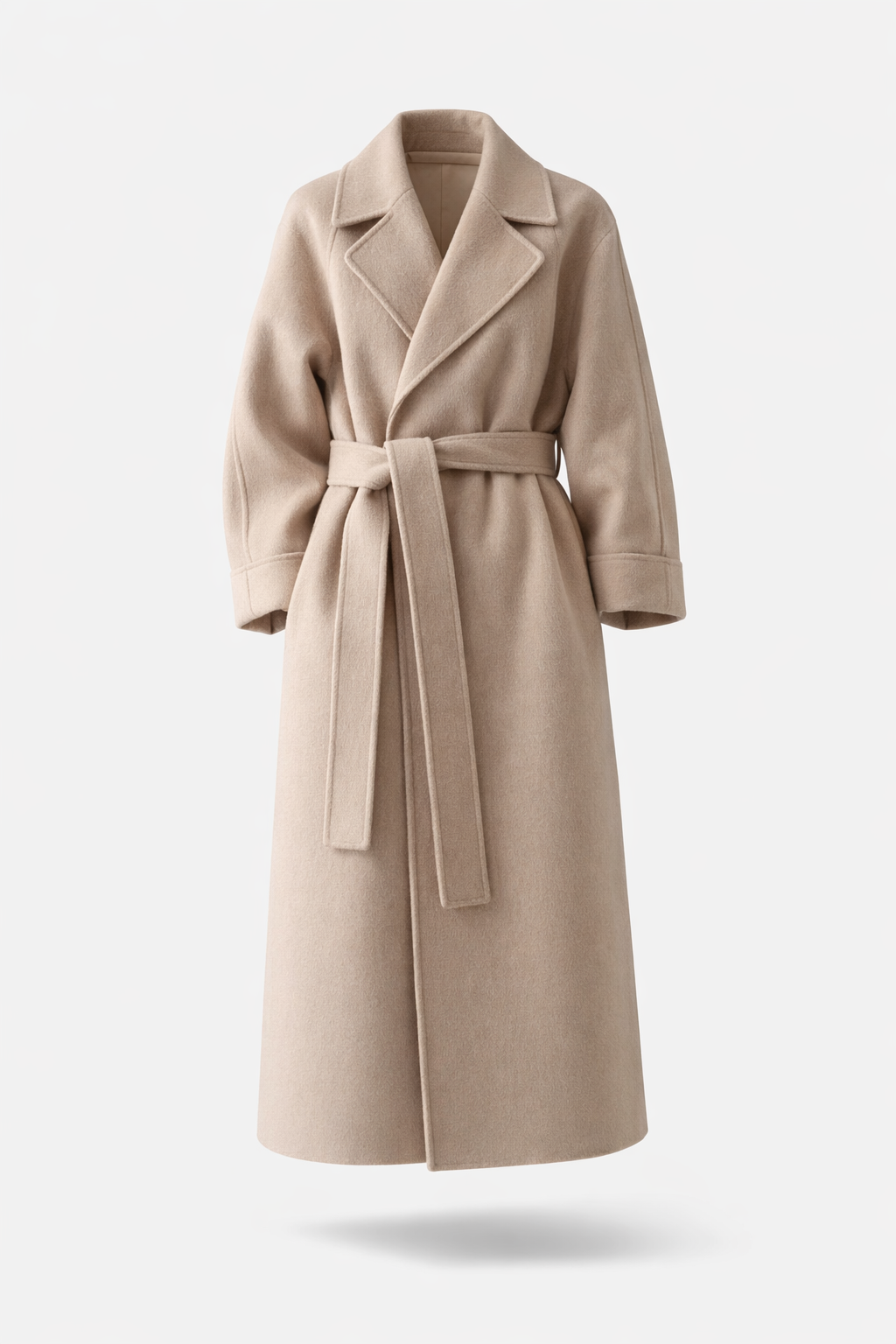 Hayley - Chic Belted Long Coat