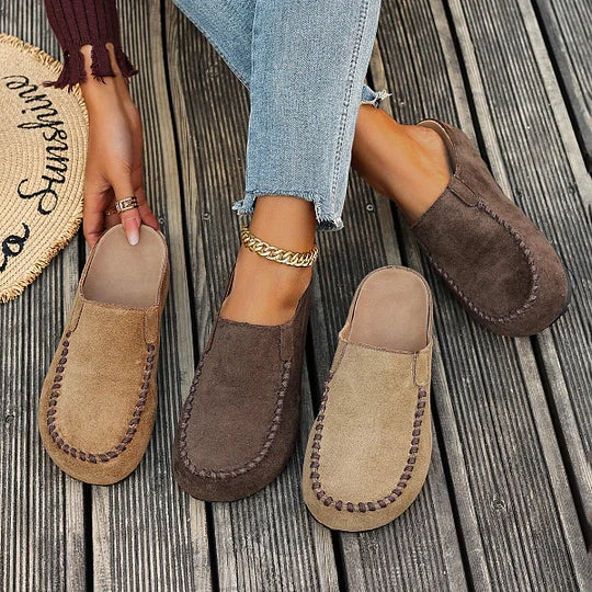 Darcie – Classic Leather Orthopaedic Mules