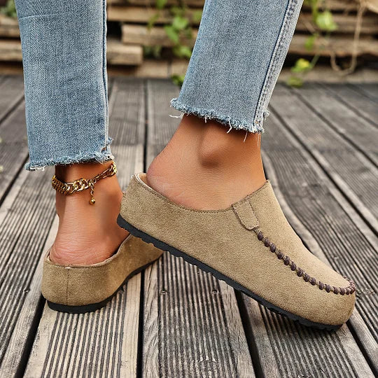 Darcie – Classic Leather Orthopaedic Mules