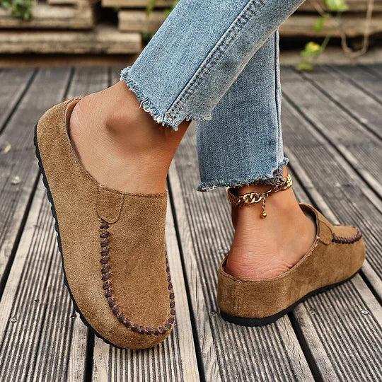 Darcie – Classic Leather Orthopaedic Mules