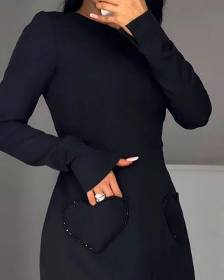 Charlotte – Chic Long Sleeve Mini Dress