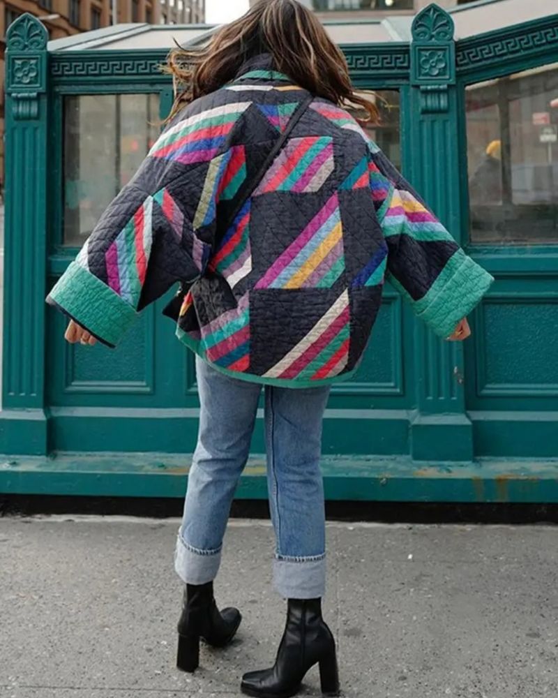 Velviette - Retro-Inspired Colorful Jacket