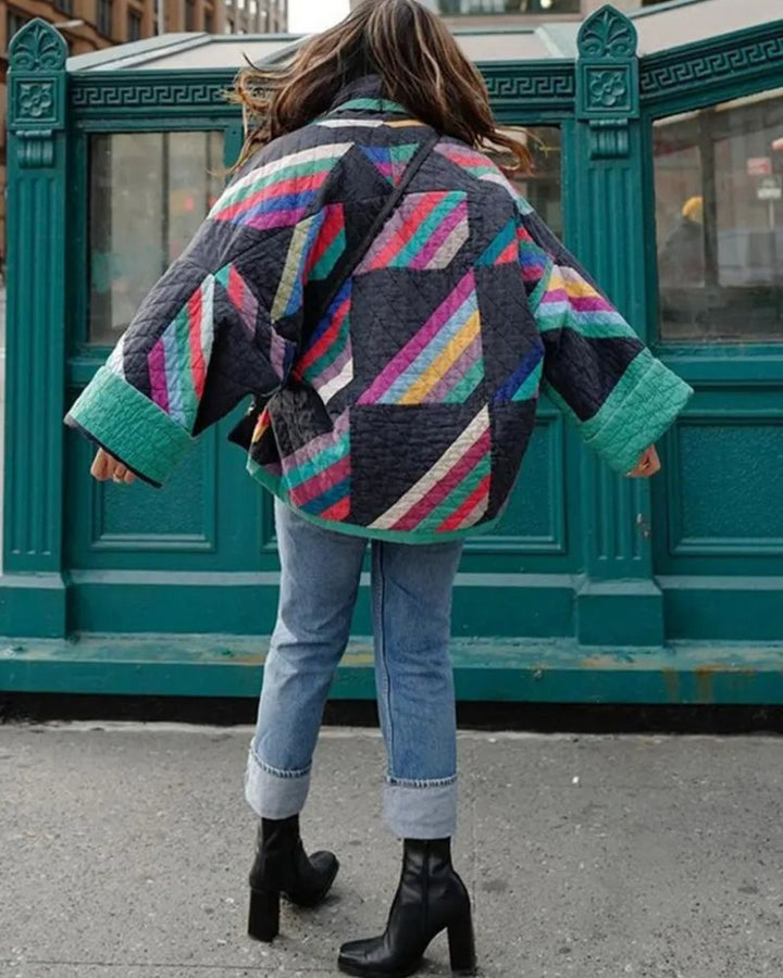 Velviette - Retro-Inspired Colorful Jacket