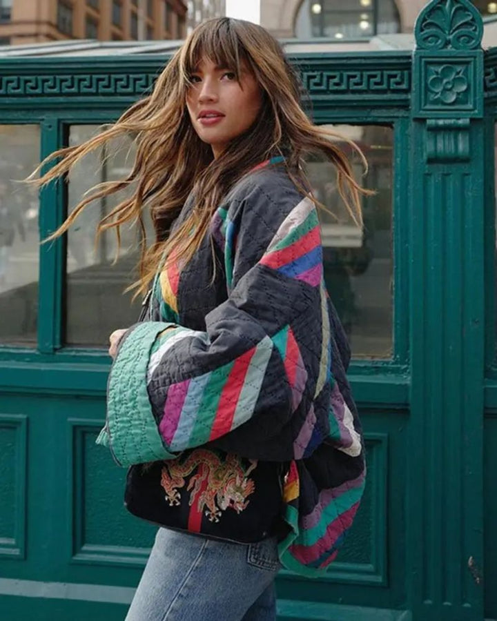 Velviette - Retro-Inspired Colorful Jacket