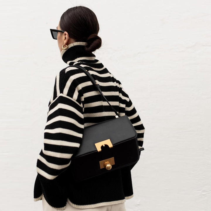 Calla – Stylish Striped Casual Knit Sweater