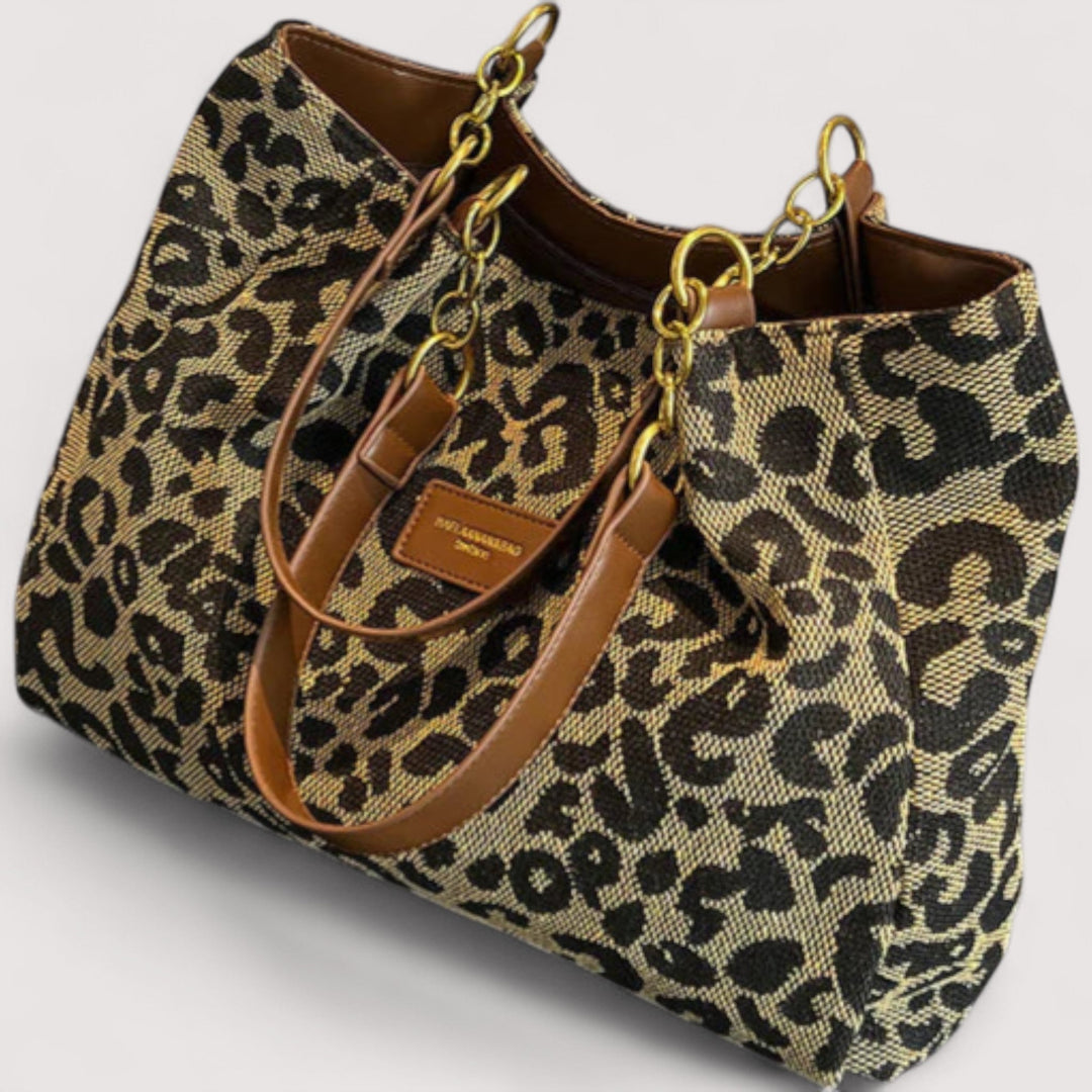 Leopard Canvas Shopping Bag