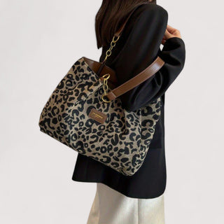 Leopard Canvas Shopping Bag