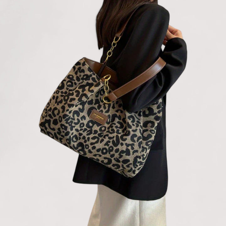 Leopard Canvas Shopping Bag