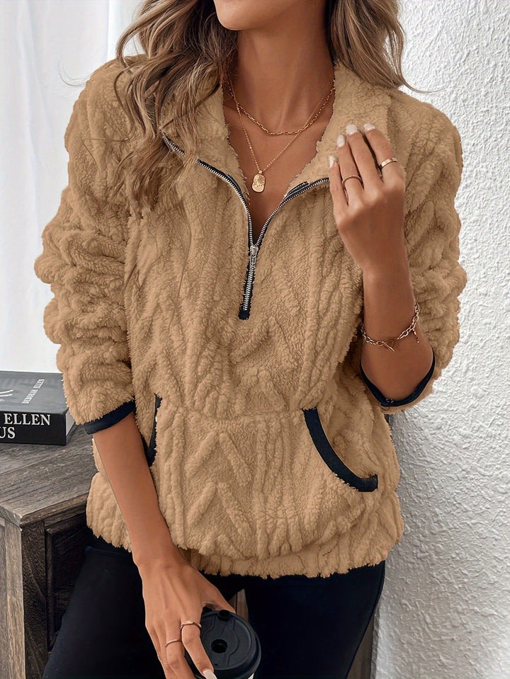 Gemma – Cozy Fleece Half-Zip Pullover