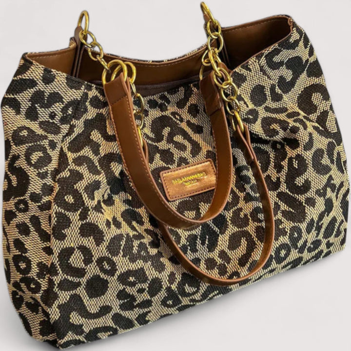 Leopard Canvas Shopping Bag
