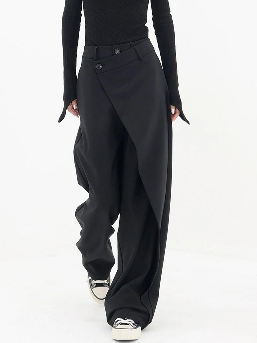 Avery - Wide Leg Asymmetric Trousers