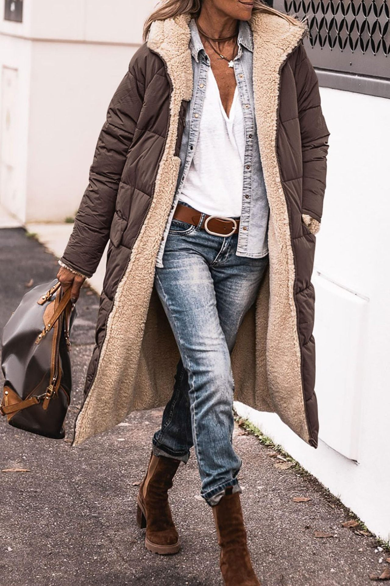 Amelia | Elegant Reversible Coat