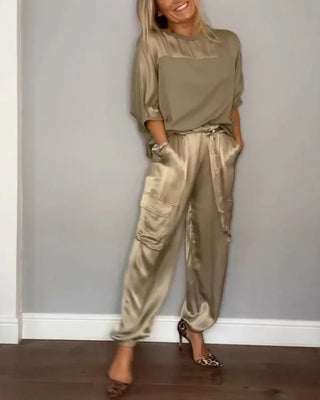 Margaret - Luxurious Satin Ensemble