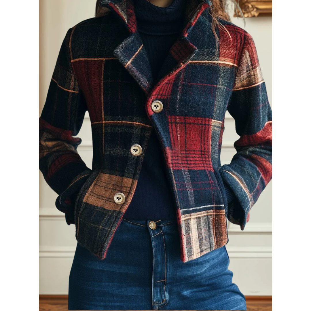 Jane – Timeless Plaid Women's Jacket