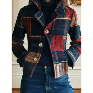 Jane – Timeless Plaid Women's Jacket