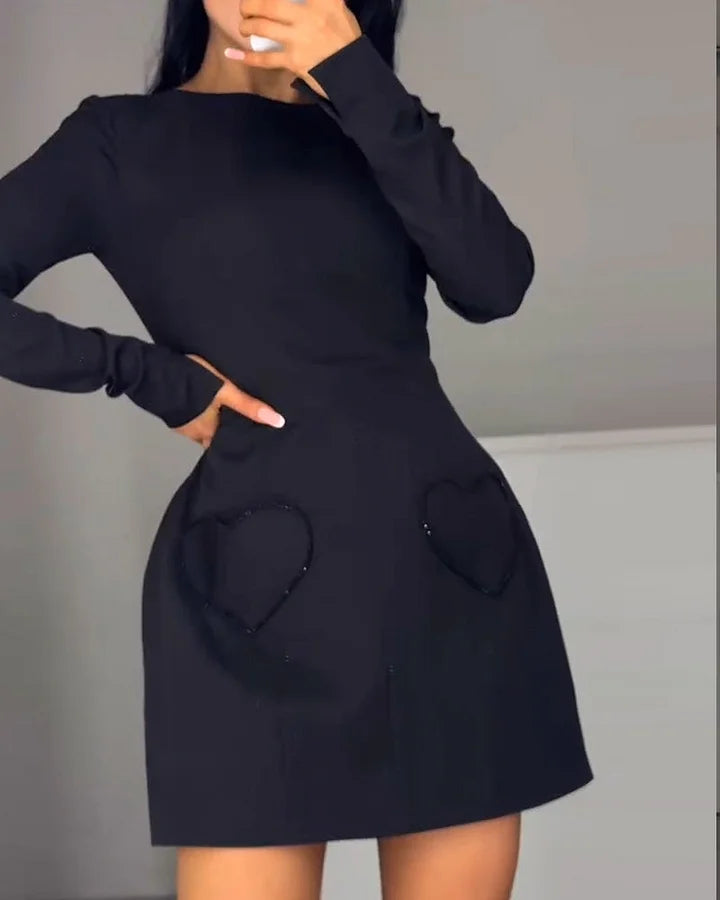 Charlotte – Chic Long Sleeve Mini Dress