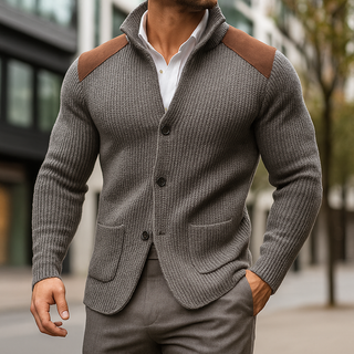 Matthew – Knit Blazer with Textured Finish
