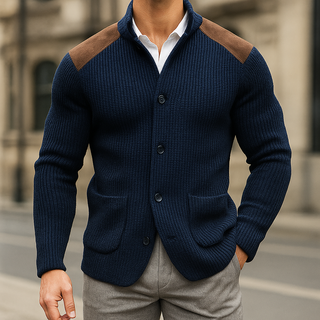 Matthew – Knit Blazer with Textured Finish