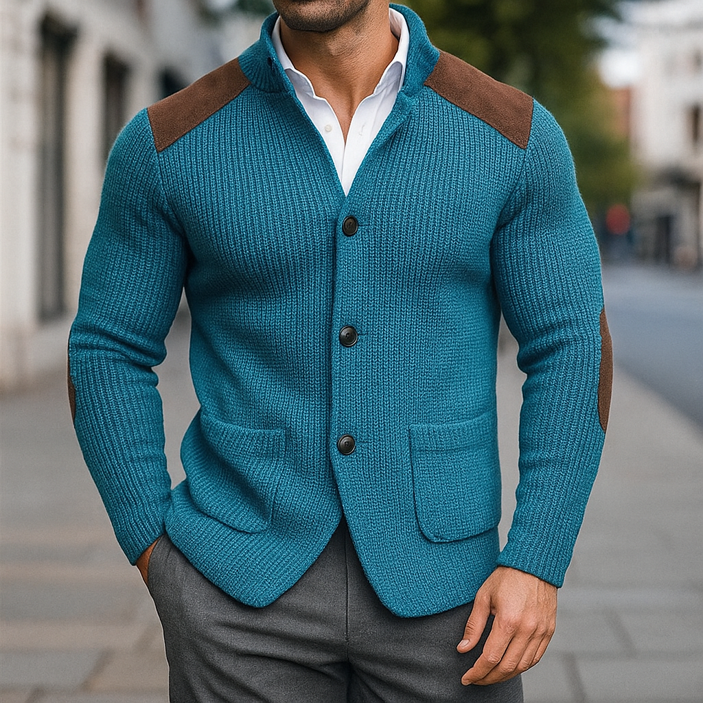 Matthew – Knit Blazer with Textured Finish