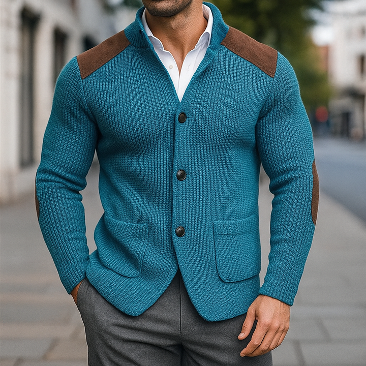 Matthew – Knit Blazer with Textured Finish