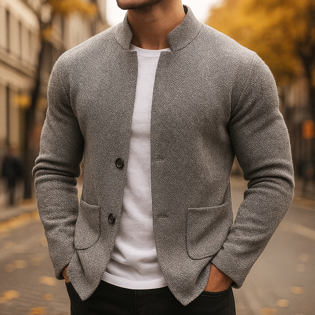 Simeon - Cozy Textured Knit Cardigan