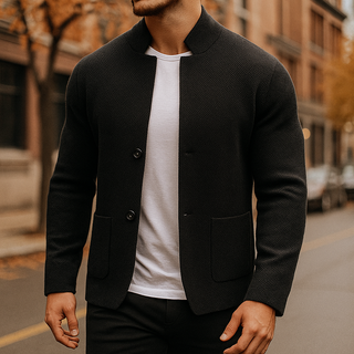 Simeon - Cozy Textured Knit Cardigan