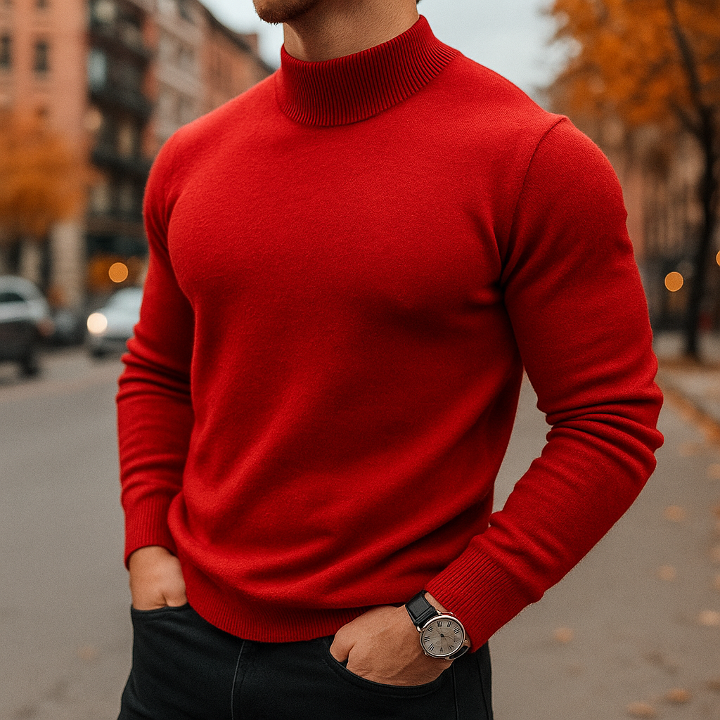 Owen - Luxury Merino Half Turtleneck