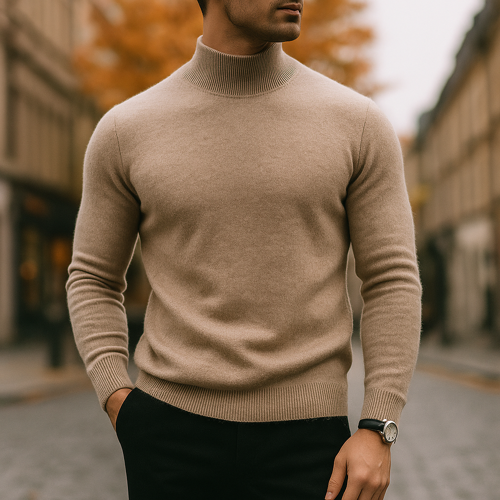 Owen - Luxury Merino Half Turtleneck