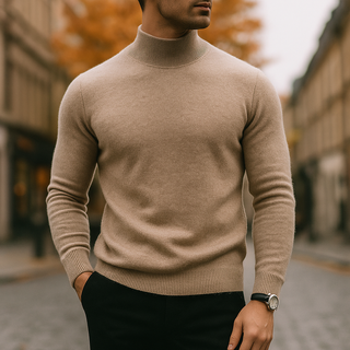 Owen - Luxury Merino Half Turtleneck