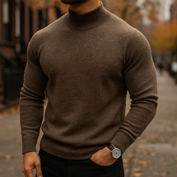 Owen - Luxury Merino Half Turtleneck