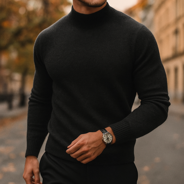 Owen - Luxury Merino Half Turtleneck