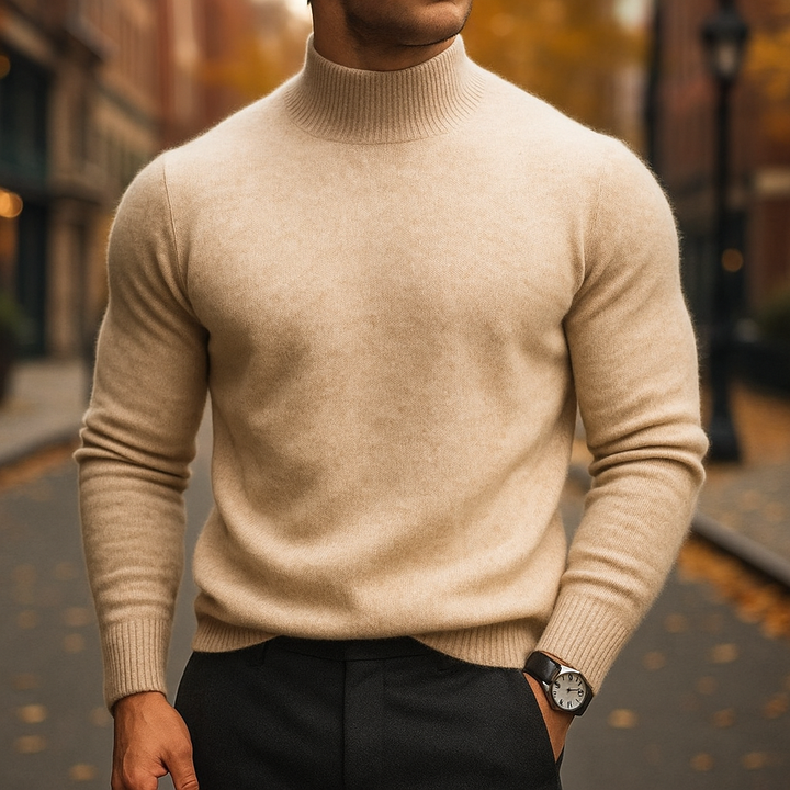 Owen - Luxury Merino Half Turtleneck