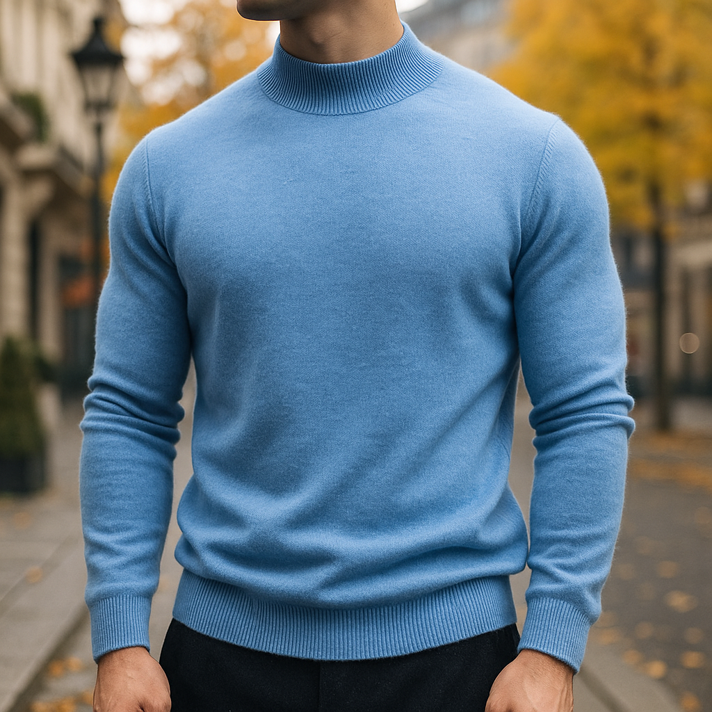 Owen - Luxury Merino Half Turtleneck