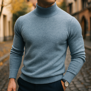 Owen - Luxury Merino Half Turtleneck