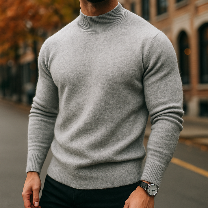 Owen - Luxury Merino Half Turtleneck