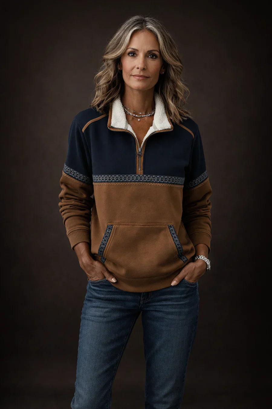 Robyn – Comfortable Half-Zip Pullover