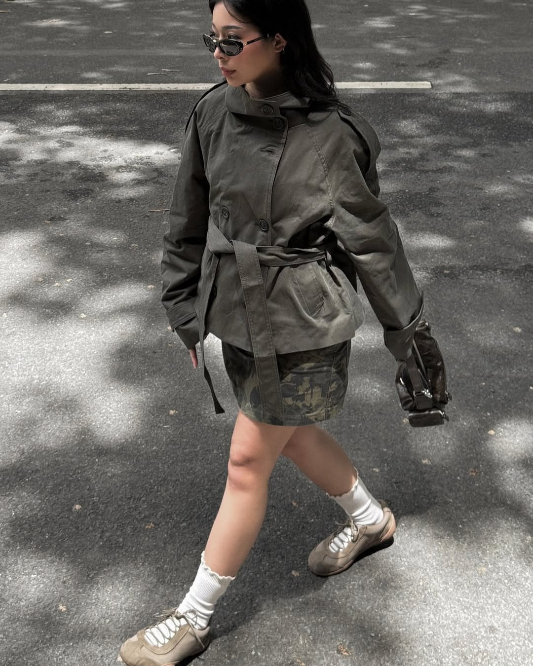 Millie – Chic Cropped Trench Coat for Effortless Autumn Style