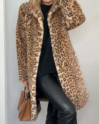 Chantelle - Sophisticated Leopard Print Coat