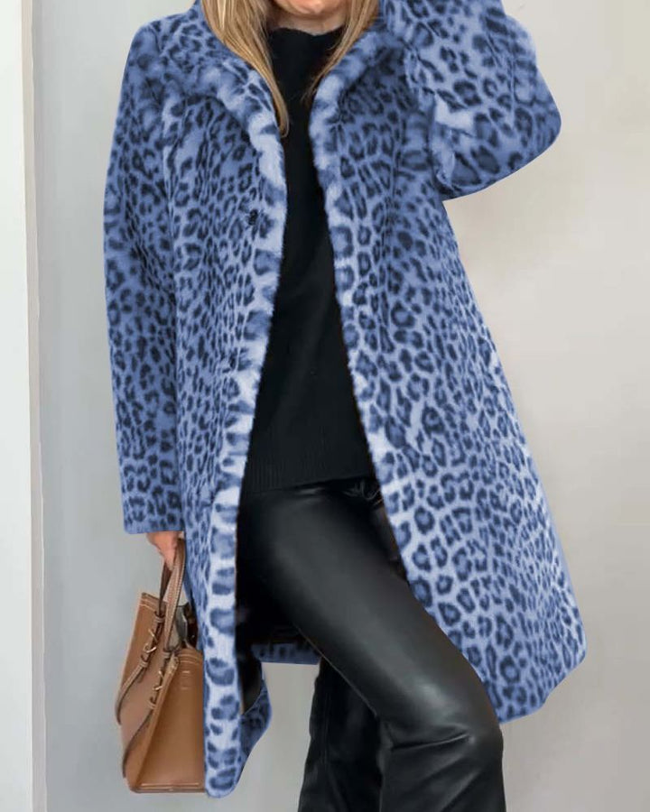 Chantelle - Sophisticated Leopard Print Coat