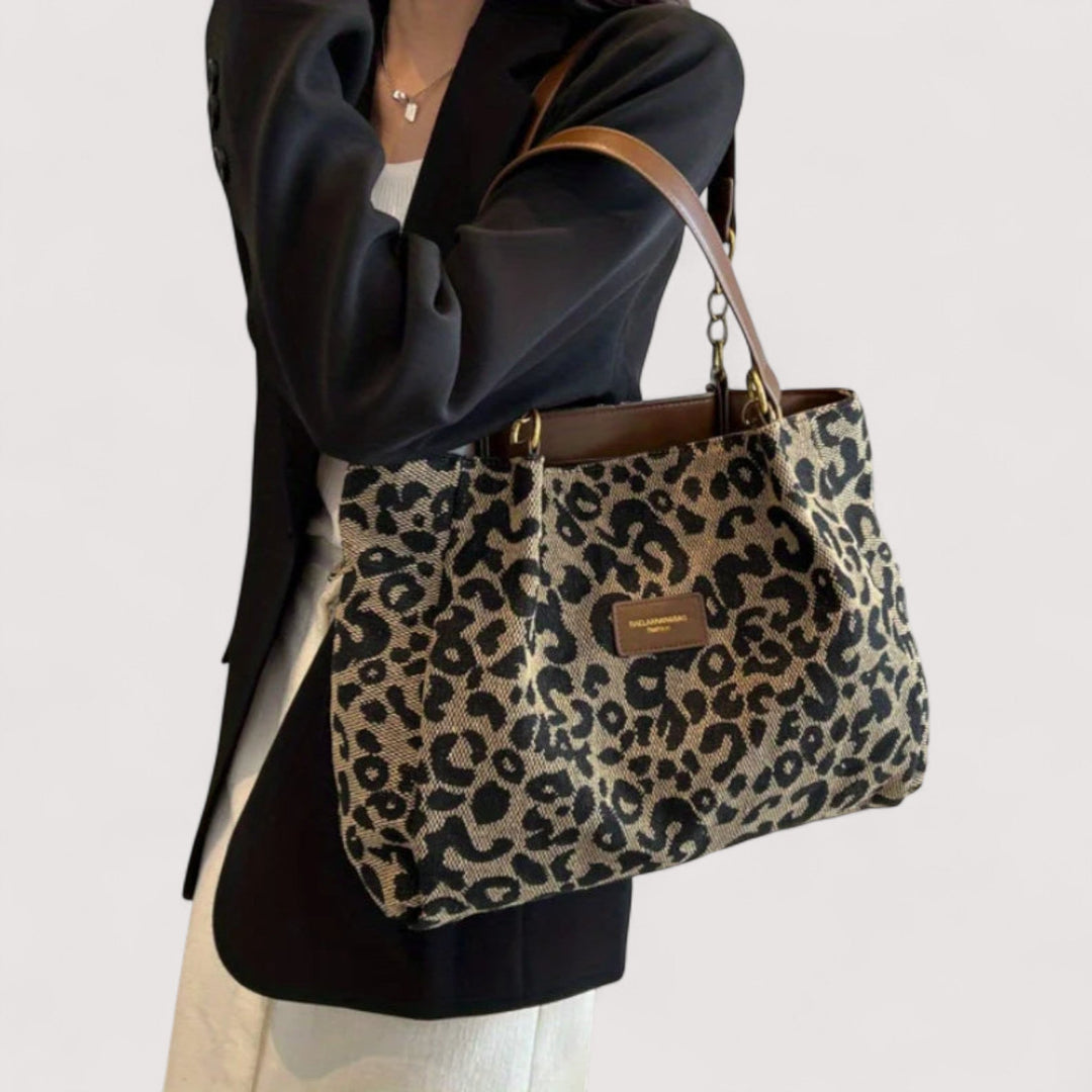 Leopard Canvas Shopping Bag