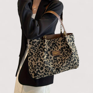 Leopard Canvas Shopping Bag