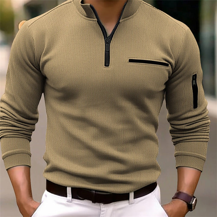 Jordan – Effortlessly Stylish Long Sleeve Zip Shirt