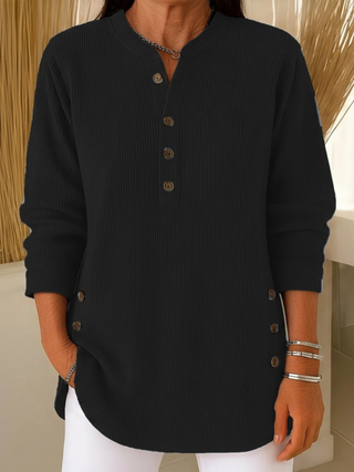 Evadne – Classic Long-Sleeve Knit Sweater