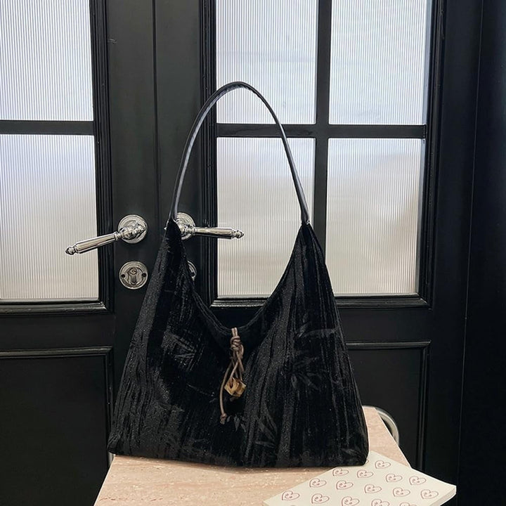 Velvet Crossbody Shoulder Bag