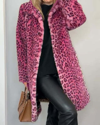 Chantelle - Sophisticated Leopard Print Coat