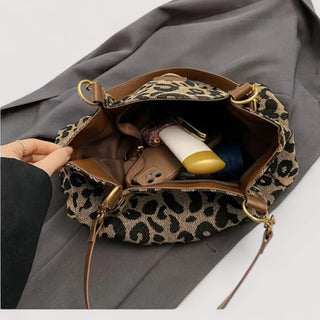 Leopard Canvas Shopping Bag